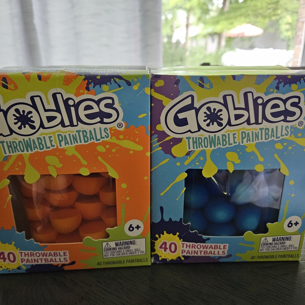 Throwable Paintballs - Orange and Blue